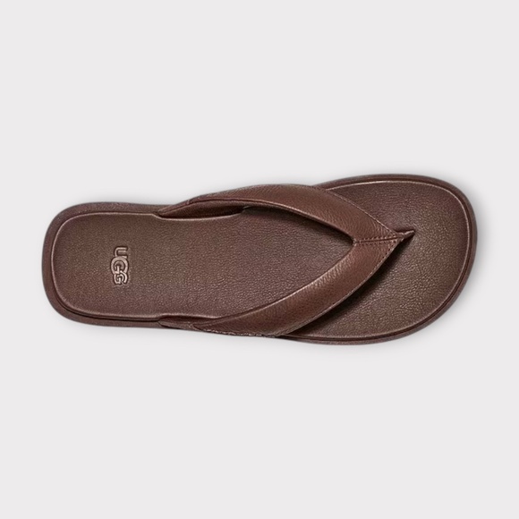 UGG Men\'s Seaside II Flip Sandals. Luggage Leather, 1166610 main image 4